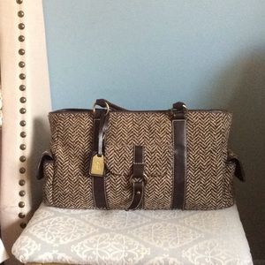 Ralph Lauren tweed bag